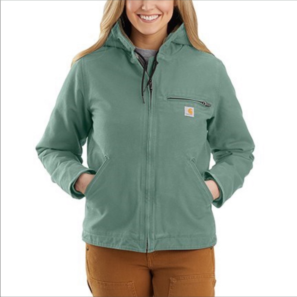 Women’s Carhartt Coat - XL (16-18) - Rare Bay Green Color